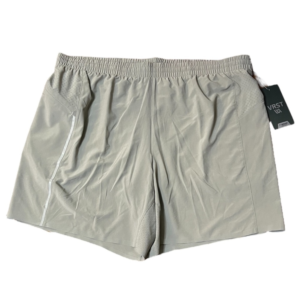 VRST Men’s Accelerate 7” Inseam Run Short Silver Shadow XL NWT